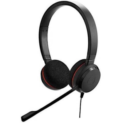 AUDIFONOS PROFESIONALES JABRA EVOLVE 20 MS STEREO CALL CENTER CANCELACION DE RUIDO USB1