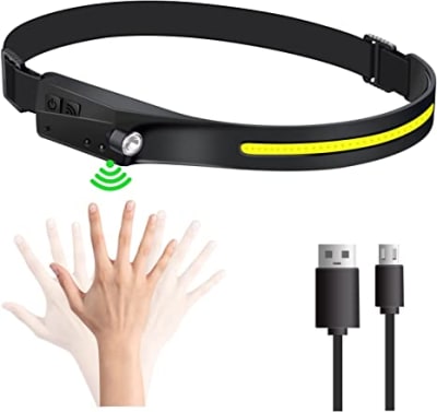 Linterna Led Cintillo Con Sensor