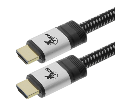 CABLE TRENZADO HDMI MACHO A HDMI  MACHO DE ALTA VELOCIDAD 4K  XTC-6261
