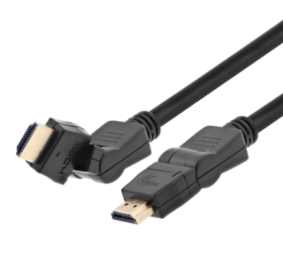 CABLE HDMI MACHO A HDMI MACHO GIRATORIO  XTECH XTC-606 3840X2160P 1.8MTS1
