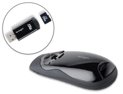 PRESENTADOR INALÁMBRICO KENSINGTON LUZ VERDE 4 BOTONES DISTANCIA MAX 50 MT CURSOR CONTROL REMOTO1