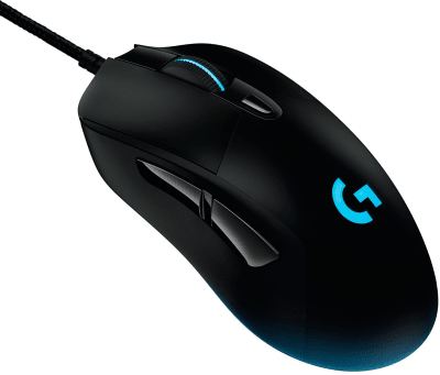 MOUSE GAMER LOGITECH G403 HERO 16.000 DPI SENSOR HERO 16K RGB LIGHTSYNC C/CABLE 910-0056311