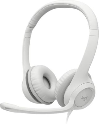 AUDIFONOS LOGITECH CALL CENTER H390 MICRÓFONO CON CANCELACIÓN DE RUIDO USB BLANCO1