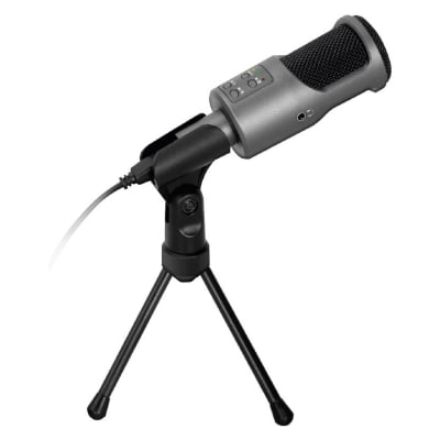 MICROFONO CONDENSADOR AUDIO PRO HOME STUDIO USB 2.0 48K/44.1 Khz AP020301