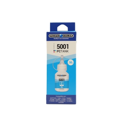 Botella De Tinta Alternativa Pacific Compatible Brother Dcpt220, T300, T310, T500W, T510W Bt5001C Cyan