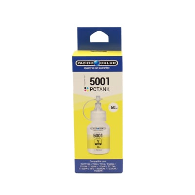 Botella De Tinta Alternativa Pacific Compatible Brother Dcpt220, T300, T310, T500W, T510W Bt5001C Amarillo