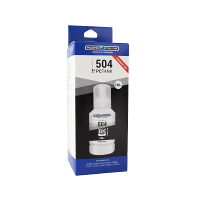 Botella De Tinta Alternativa Pacific Pigmentada Compatible Epson T504 L4150 / L4260 / L14150  130ml Negro1
