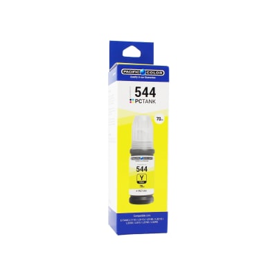 Botella De Tinta Alternativa Pacifc Compatible Epson 544 L1110 / L3110 / L3150 / L3210 / L3250 Amarillo