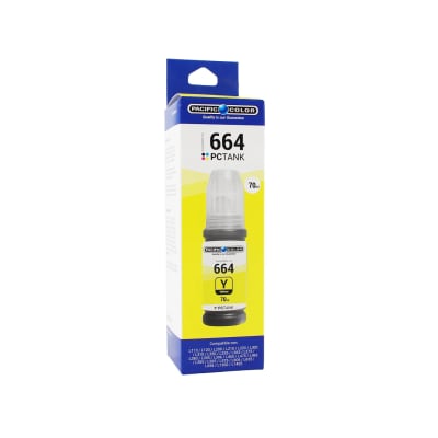 Botella De Tinta Alternativa Pacifc Compatible Epson T664Y L300 / L310 / L350 / L380 Amarillo