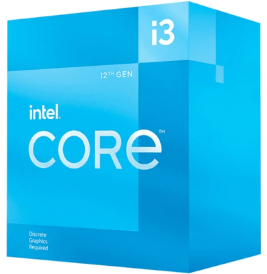Procesador Intel® Core i3-12100F Alder Lake, LGA 1700, 4 Core/8 Thread, 3.30/4.30 GHz, Sin Gráficos1