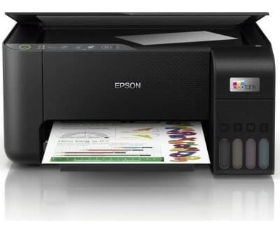 Impresora Multifuncional tinta color Epson EcoTank L3250, 33 ppm/negro, 15 ppm/color, Wi-Fi, USB 2.0 C11CJ673041