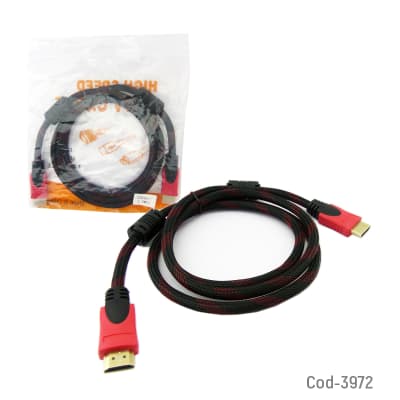 CABLE HDMI DOBLE FILTRO TRENZADO 1,5 METROS