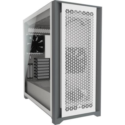 GABINETE GAMER CORSAIR 5000D AIRFLOW MID TOWER USB 3.1 x2 USB-C VIDRIO TEMPLADO BLANCO1