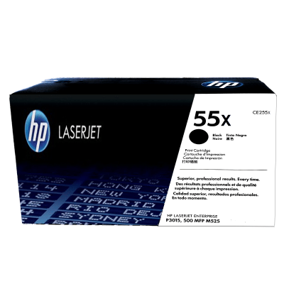 Toner De Impresora Hp 55X Para Laserjet P3015/P3015Dn/P3015X 12.500 Páginas Negro1