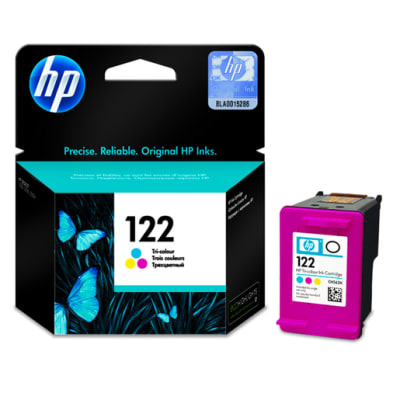 Cartucho De Tinta Hp 122 Tricolor P Deskjet 1000-2000-3000 100 Páginas 1.5Ml Ch562Hl Tricolor1