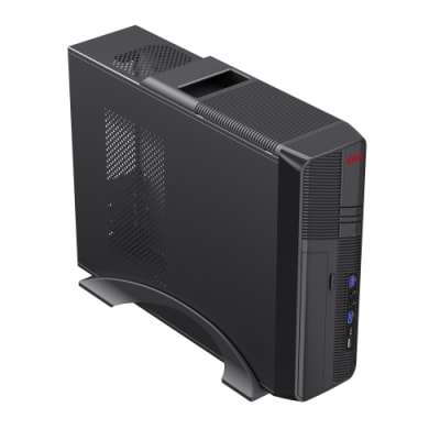 Gabinete Clio Slim S-605 Micro Atx/Mini Itx 2 Usb 2.0 Fuente 500W