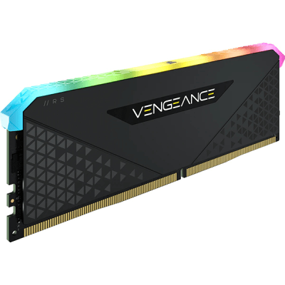 MEMORIA RAM CORSAIR VENGEANCE RGB RS DDR4 16GB DIMM 3200MHZ PC4-25600 CL16 1.35V SIN BUFER NO ECC1