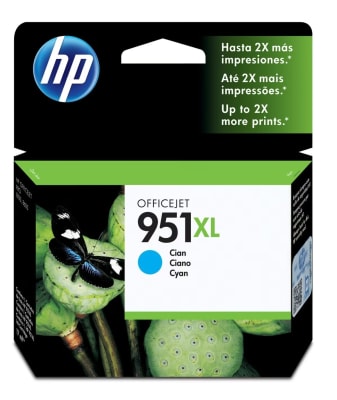 Cartucho De Impresora Hp 951Xl Cian 1500 Pág Officejet Pro 8610/8620 Cyan1