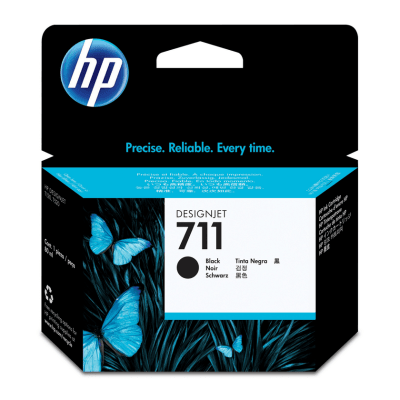 Cartucho De Impresora Hp 711 Desingjet T120 T130 T520 80Ml Negro1