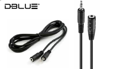 CABLE EXTENSOR DE AUDIO 3.5 HEMBRA A 3.5 MACHO 3M DBCAV05