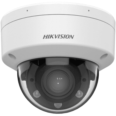 CÁMARA IP HIKVISION DOMO 2MP 2.8MM IP67 IK08 IR 30 METROS DUL LIGHT ESTROBOSCÓPICA ACUSENSE1