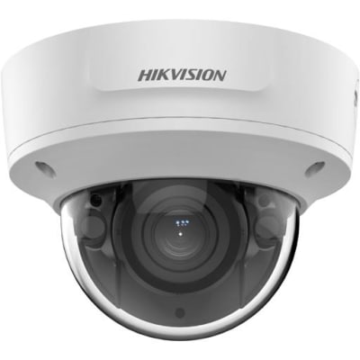 CÁMARA IP DOMO HIKVIISON 6 MP ACUSENSE H265+ POE IP67 IK10 LAN 10/100 DIA Y NOCHE