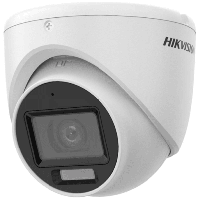 CAMARA DE VIGILANCIA HIKVISION DOMO TVI DE 2MP COLORVU IR20M LUZ BLANCA 2.8MM1