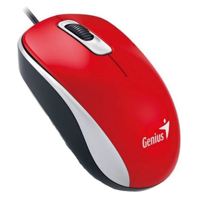 MOUSE ALÁMBRICO USB GENIUS DX-110 3 BOTONES PLUG AND PLAY AMBIDIESTRO 29GEND110R1