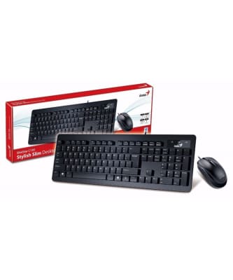 KIT TECLADO + MOUSE ALÁMBRICO GENIUS SLIMSTAR C1301