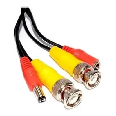 Cable Para Camara De Vigilancia De 20 Metros, Bnc Y Dc.