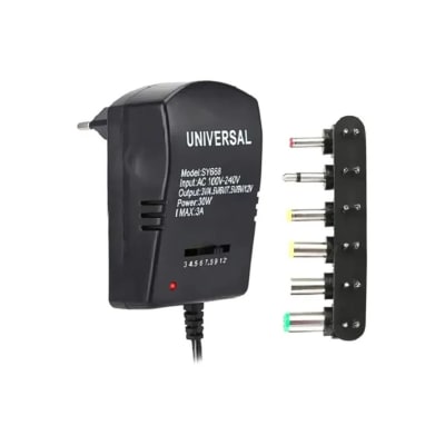 Cargador Universal De 3v A 12v Fuente De Poder 12v Regulable
