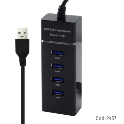 HUB USB 4 PUERTOS USB 3.0 COD.2437