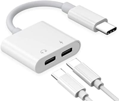 Adaptador Dual Tipo C A Audio Tipo C Y Carga