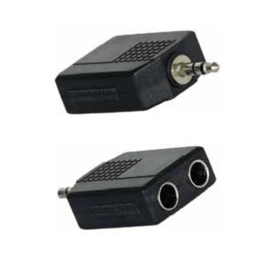 ADAPTADOR JACK 3,5MM MACHO A DOBLE JACK 6,3MM HEMBRA DBLUE DBGC178