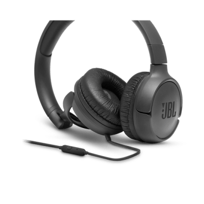 AUDÍFONOS ALAMBRICOS  JBL TUNE 500 ON EAR CON MICROFONO JBLT500BLKAM1