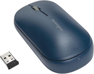 MOUSE INALÁMBRICO BLUETOOTH KENSINGTON DUAL SURE TRACK BT 5.0 / DONGLE USB 3 BOTONES 2400 DPI AZUL1