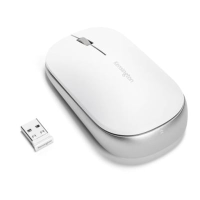 MOUSE INALÁMBRICO BLUETOOTH KENSINGTON DUAL SURE TRACK BT 5.0 / DONGLE USB 4 BOTONES 2400 DPI BLANCO1