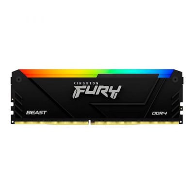 MEMORIA RAM KINGSTON FURY BEAST RGB 8G DDR4 CL16 3200 MHZ DIMM PC4-256001