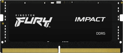 MEMORIA RAM KINGSTON FURY IMPACT DDR5 16GB SO-DIMM 4800MHZ PC5-38400 CL13 ON-DIE ECC1