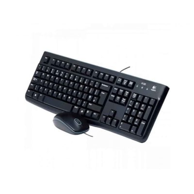 KIT TECLADO Y MOUSE ALÁMBRICO LOGITECH MK120