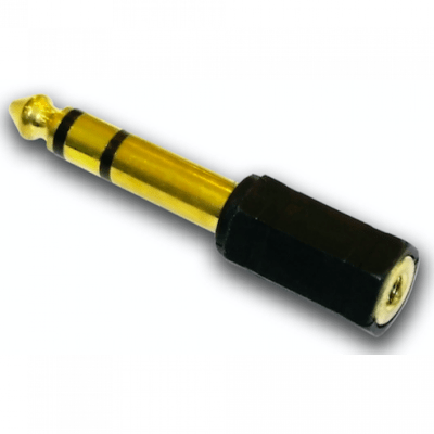 ADAPTADOR MACROTEL 6,3MM A 3,5MM HEMBRA