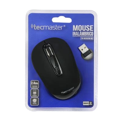 MOUSE INALÁMBRICO TECMASTER 3 BOTONES 1600 DPI1