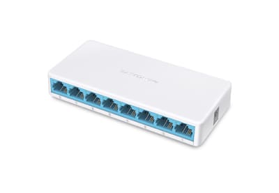SWITCH DE RED MERCUSYS 10/100 MBPS 8 PUERTOS RJ-45 MS1081