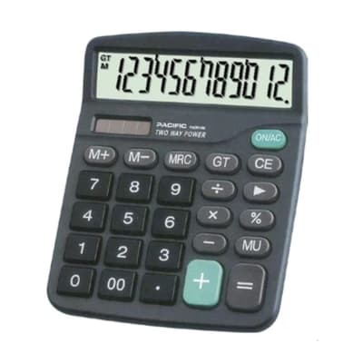 CALCULADORA ELECTRÓNICA PACIFIC 12 DIGITOS PAC01120