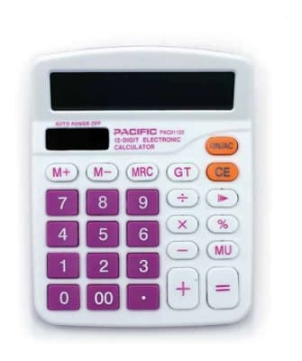 CALCULADORA ELECTRÓNICA PACIFIC 12 DIGITOS PAC011223
