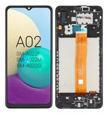 Pantalla Lcd Para Samsung A02 Con Marco1