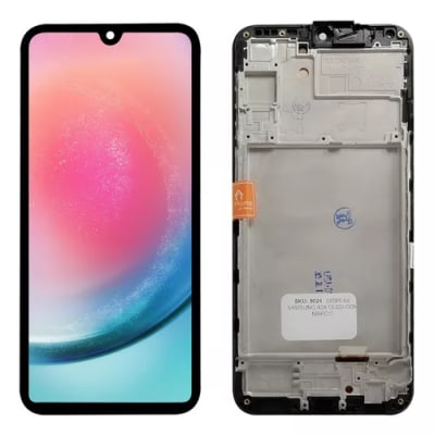 Pantalla Lcd Para Samsung A24 Oled Con Marco1