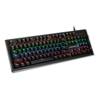 TECLADO GAMER PRO REPTILEX MECÁNICO RETROILUMINADO 104 TECLAS USB 2.0 RX00041