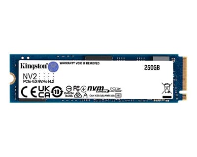 DISCO SSD KINGSTON NVME PCIe 4.0 250GB 3000/1300MB/s SNV2S/250GB1
