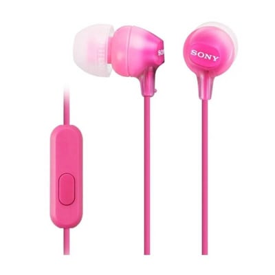 Audifonos Sony Mdr-Ex15Ap Jack 3.5 C/Microfono Rosa1